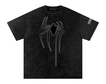 SPIDER-MAN Snow Washed Oversized Cotton T-Shirt