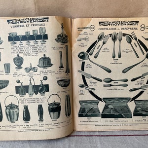 Französischer Vintage Katalog für Haushaltsgegenstände 1930, Nachschlagewerk für die Objekte und den Stil des beginnenden 20.Jahrhunderts Bild 5