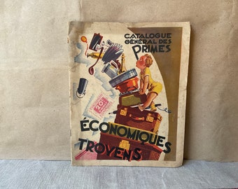 Französischer Vintage Katalog für Haushaltsgegenstände 1930, Nachschlagewerk für die Objekte und den Stil des beginnenden 20.Jahrhunderts