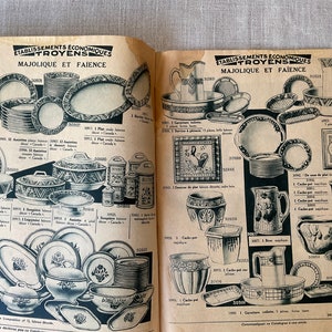 Französischer Vintage Katalog für Haushaltsgegenstände 1930, Nachschlagewerk für die Objekte und den Stil des beginnenden 20.Jahrhunderts Bild 2