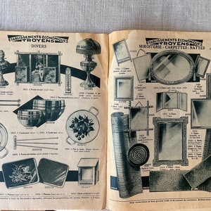 Französischer Vintage Katalog für Haushaltsgegenstände 1930, Nachschlagewerk für die Objekte und den Stil des beginnenden 20.Jahrhunderts Bild 4