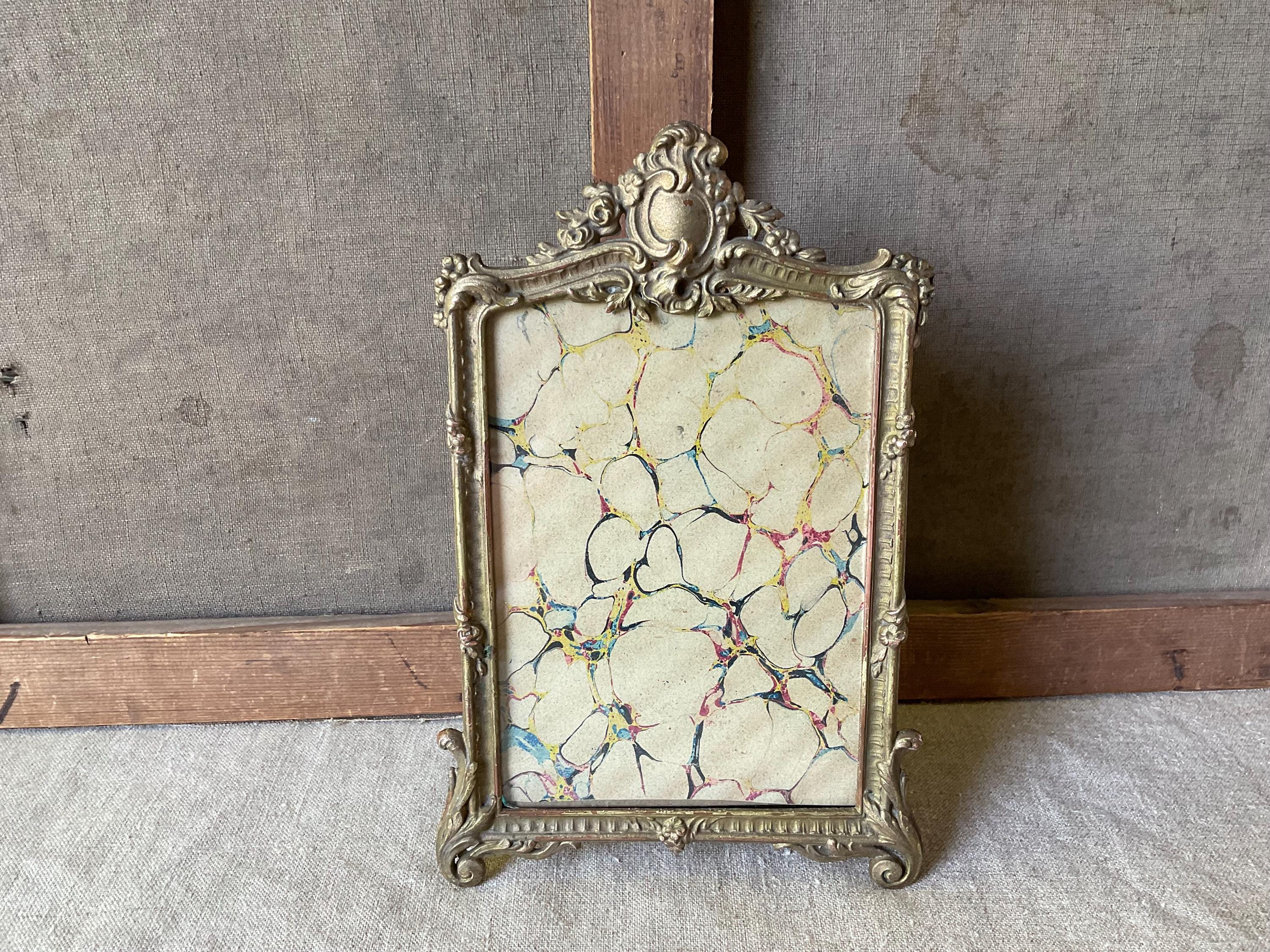 フランスアンティーク　フレーム　ブロカント　蚤の市 フランス 蚤の市 フレーム 天使 ブロカント フランス