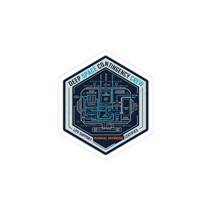 Deep Space Contingency Crew Kiss-Cut Stickers | mission patch, hard sci-fi, space survival