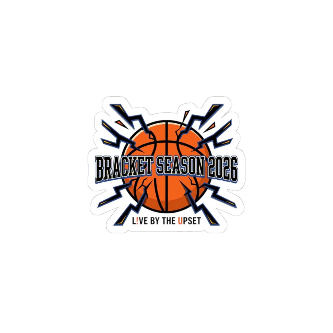 Bracket Season 2026 Sticker | College Tournament, Buzzer Beater Hoops ...