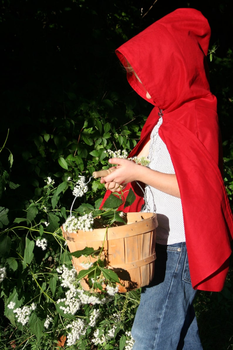 Little Red Riding Hood Cape Kid Size Standard Cape