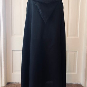 Black Cloak Cotton, Hooded - Etsy