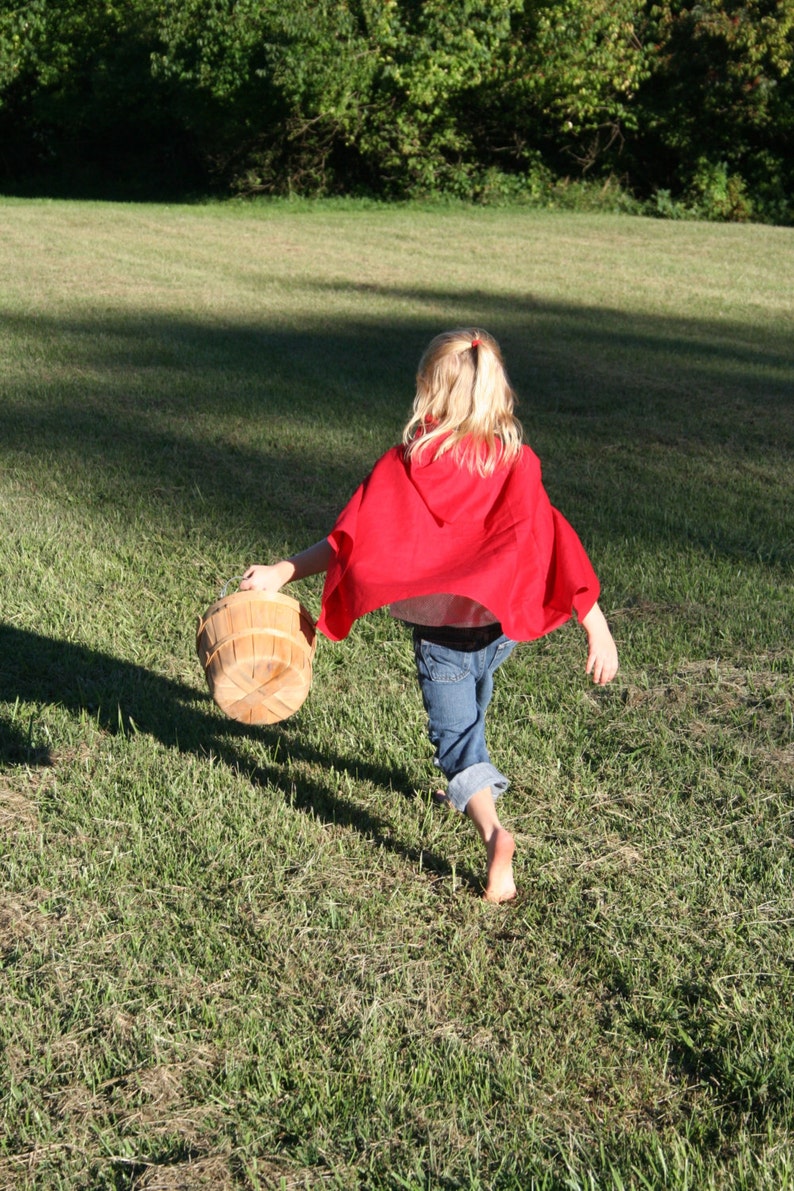 Little Red Riding Hood Cape Kid Size image 2