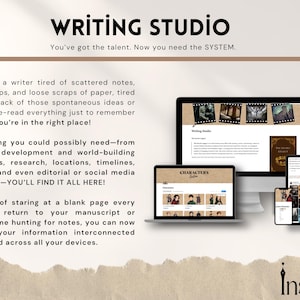 Skrivande kreativ studio - Digital romanplanerare