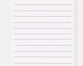 Blank Lined Post-it® Notes Refills