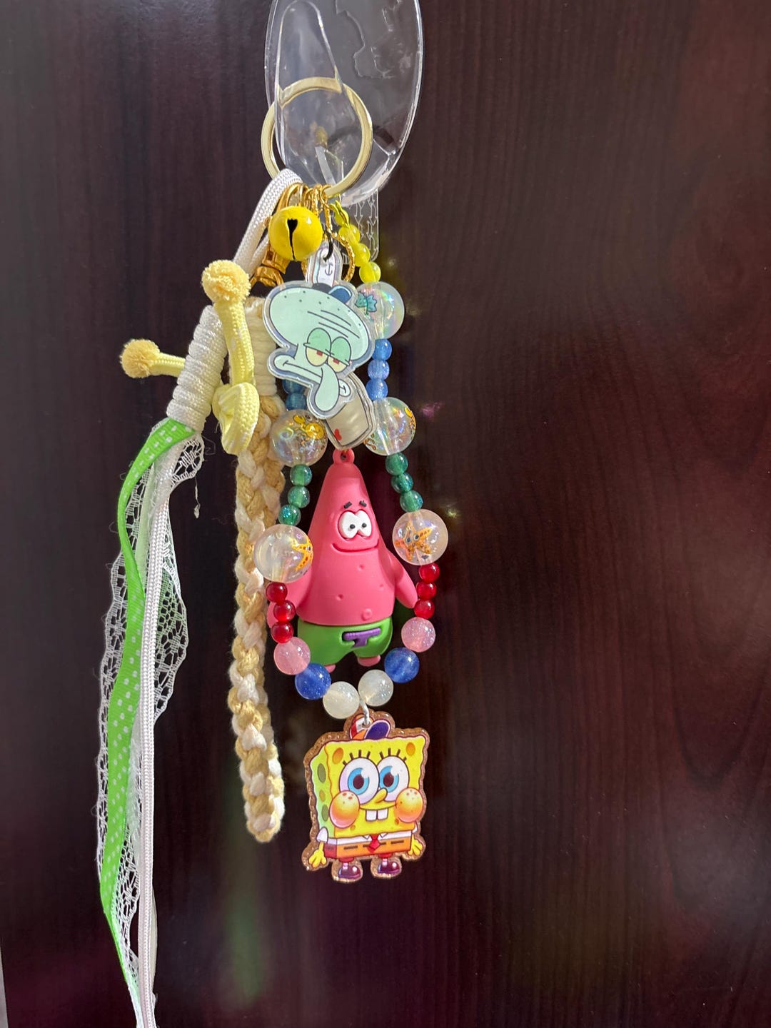 Sponge Key Chain Spongebob Luxury Keychain - Etsy