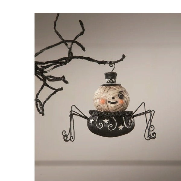 Johanna Parker design for Bethany Lowe Halloween Mummy Crawlie Spook Ornament