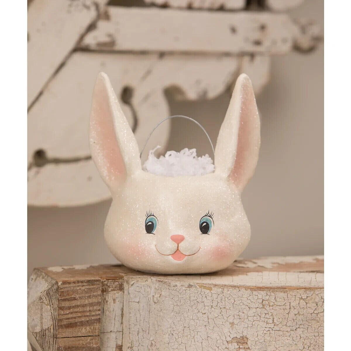 BELUPAI Straw Bunny Peter Rabbit Decor Creative Children Easter Bunny Model  Straw Rabbit With Lean Forward In Clothes Home Decorative