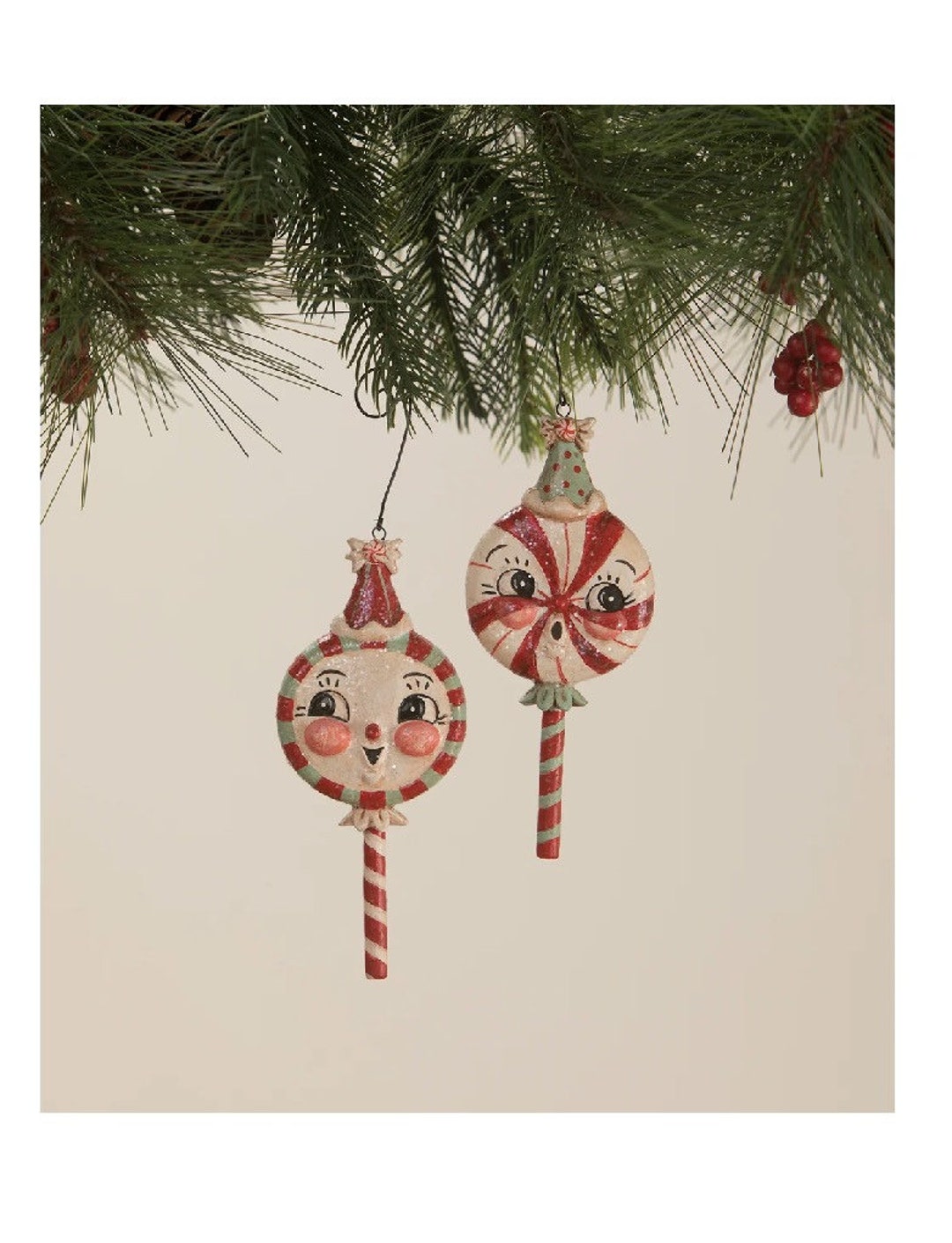 Johanna Parker Bethany Lowe Christmas Merrymint Lollipop Etsy