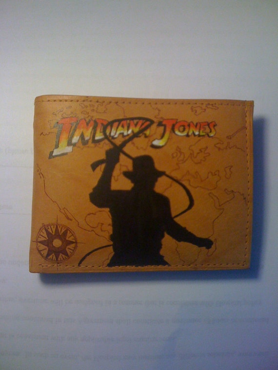 Items similar to New Indiana Jones Genuine Leather Wallet on Etsy