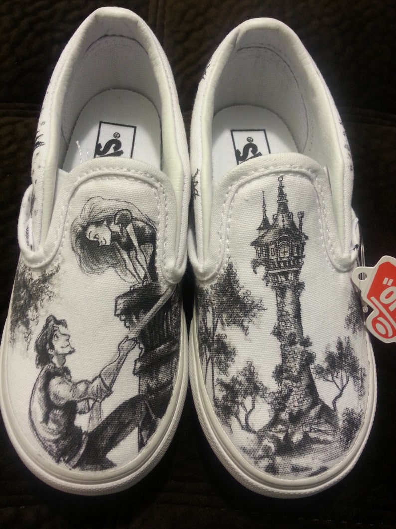 WRAPAROUND Disney�s Tangled Custom Made Shoes in YOUTH Etsy WRAPAROUND Disney�s Tangled Custom Made Shoes in YOUTH Etsy