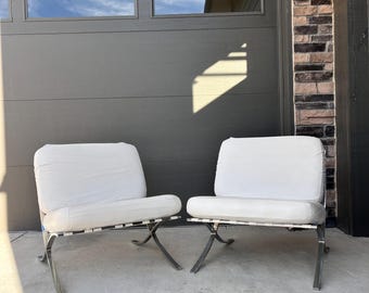 Pair of Barcelona Chairs