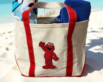 Elmo Sturdy Canvas Tote Bag/Beach Bag