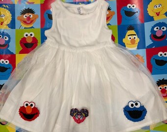 Sesame Street Tutu Dress, Elmo, Cookie Monster, Abby Cadabby Dress