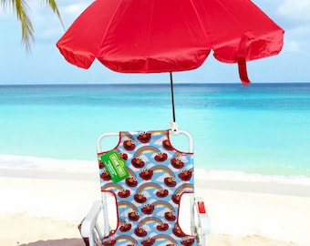 Elmo Kids Beach Chair with Umbrella, Outdoor Sun Protection