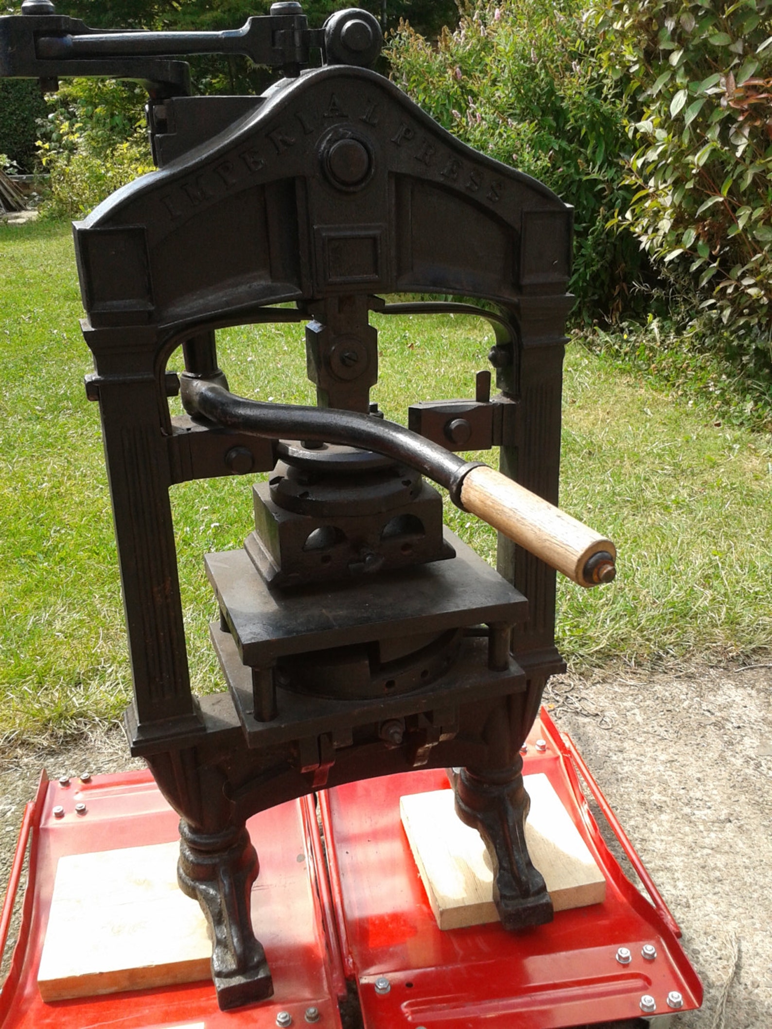 Imperial Printing Etching Press Circa 18401860 Very Rare Etsy