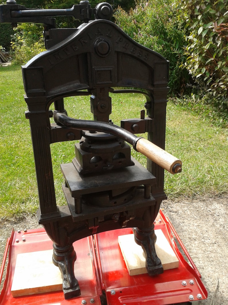 Imperial Printing Etching Press Circa 18401860 Very Rare Etsy