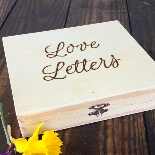 Love Letter Box Love Letters Letter Box Etsy