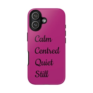 YK2 calm minimal phone case