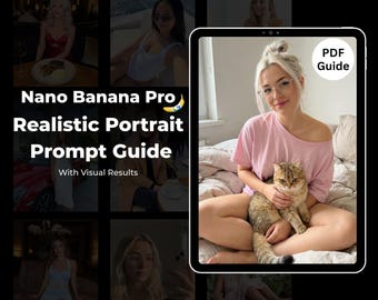 Guide d'invite de portrait réaliste Nano Banana Pro avec résultats visuels