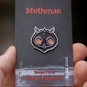 Mothman Enamel Pin