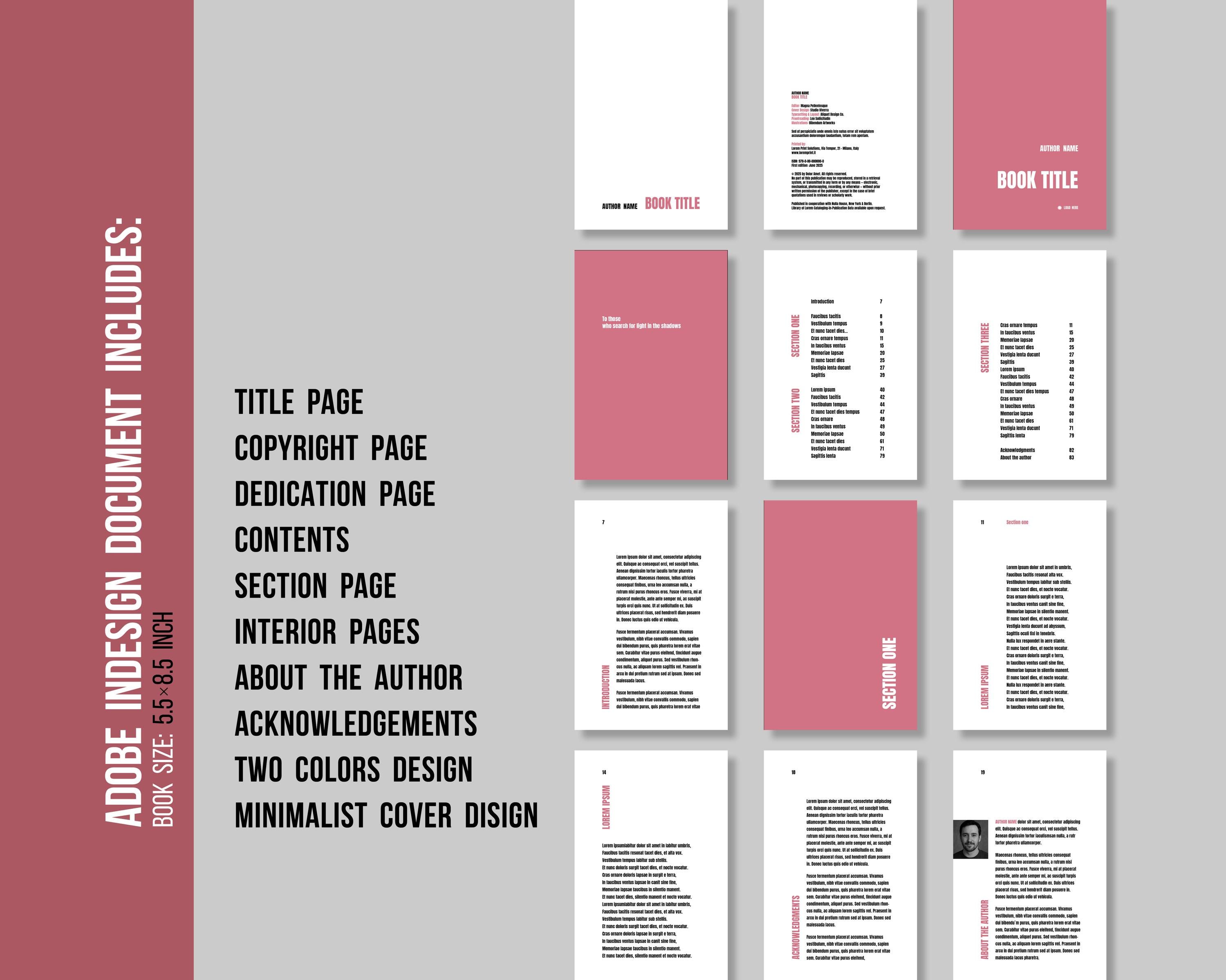Poetry Book Layout - Etsy