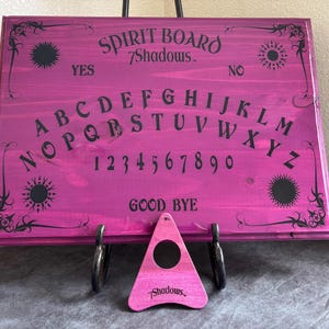 Tableros de ouija de madera maciza auténtica de 7Shadows ***Lila púrpura***