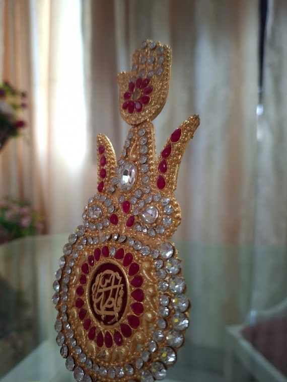 Alam Hazrat Abbas| Brass Panja Hand Symbol for Majlis | Shia