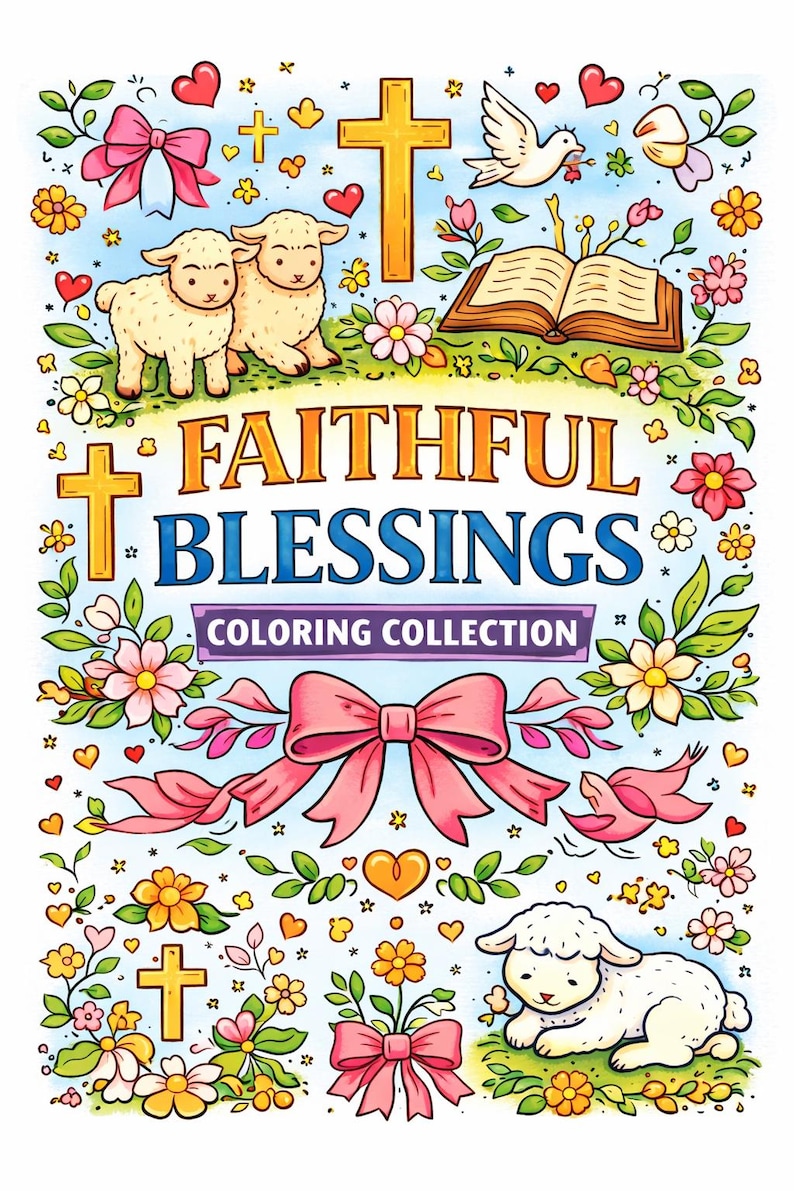 Faith Coloring Sheets - Etsy