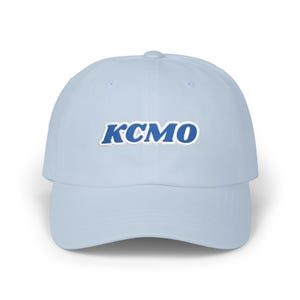 KCMO Kansas City Baseball Radio Script geborduurde Dad Cap | Retro Kansas City-hoed afbeelding 8