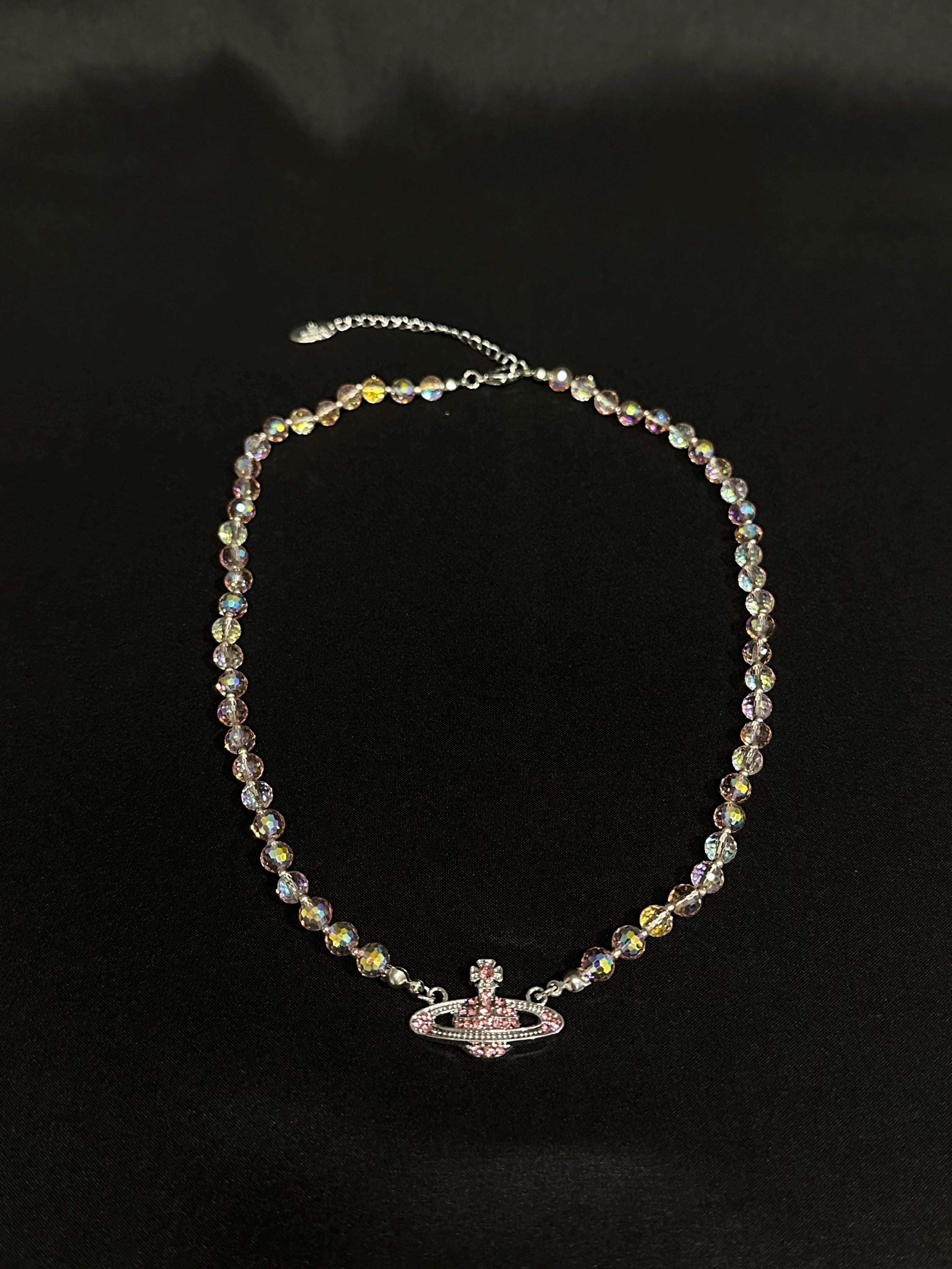 Vivienne westwood pink orb necklace - Etsy 日本