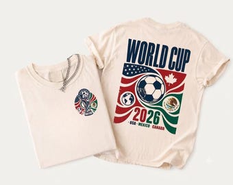 2026 World Cup Soccer Shirt, USA Mexico Canada Host Nations Tee, Football Fan Gift, Tournament Supporter Shirt, Soccer Game Day Gift