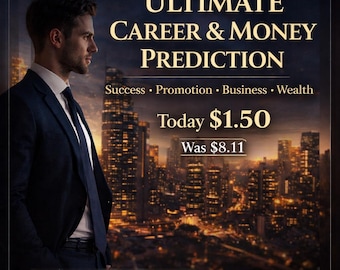 Deep Career & Money Psychic Reading | Job, Promotion, Business Success Insight (Digital Service)