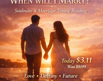Marriage Timing & Soulmate Psychic Reading | Future Prediction (Digital Service Disclaimer)
