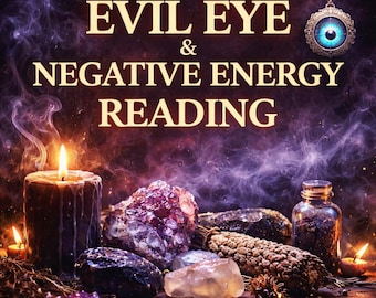 Evil Eye & Negative Energy Reading | Spiritual Blockage Insight (Same Day Digital Service