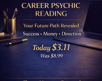 Career Psychic Reading | Job Path, Success & Money (Digital Service Disclaimer )