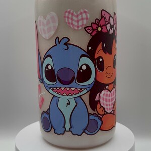 Lilo and Stitch cateye Snowglobe tumbler image 8
