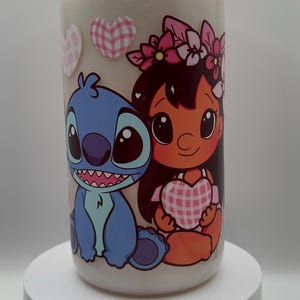 Lilo and Stitch cateye Snowglobe tumbler image 1