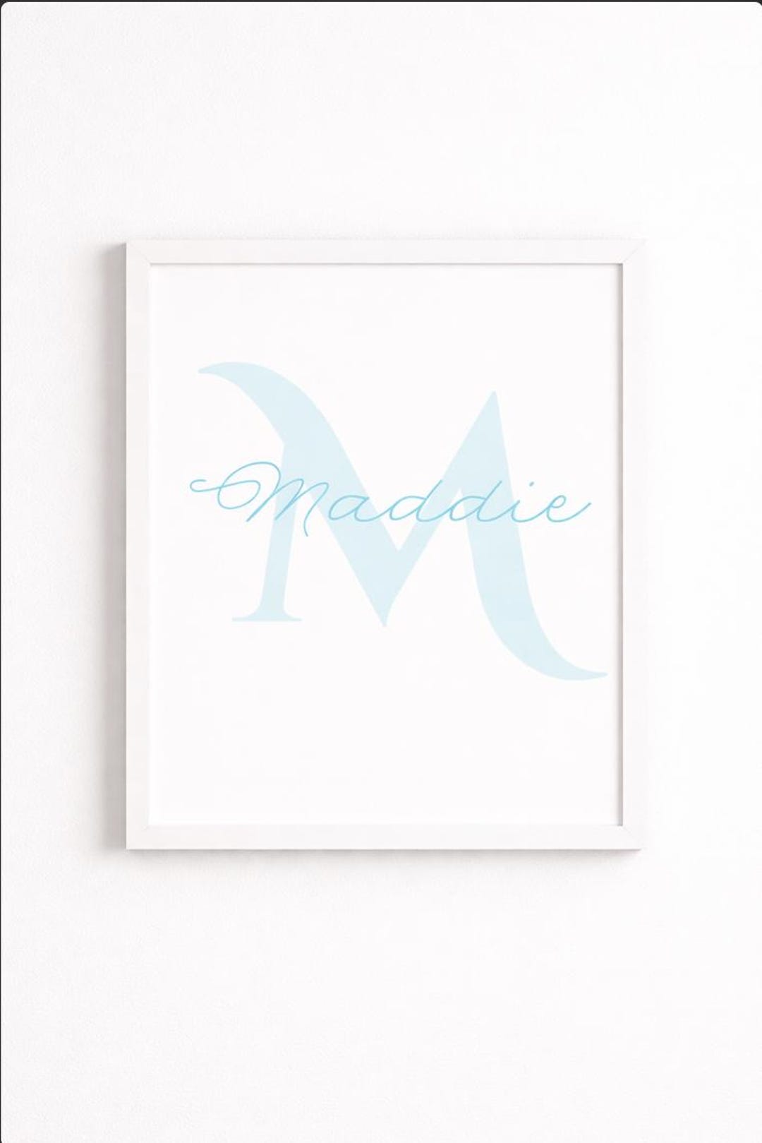 Personalized Name, Monogram Print - Etsy
