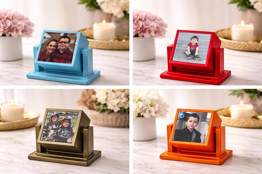 Rotating Photo Cube for Photo Magnets - Etsy