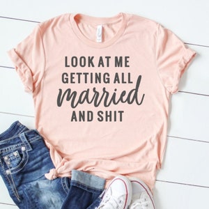 Wedding Shirt, Funny Shirt For Bride, Wedding Planning Shirt, Fiance Shirt, Engagement Gift, Gift For Bride, Bachelorette Party Shirts image 1