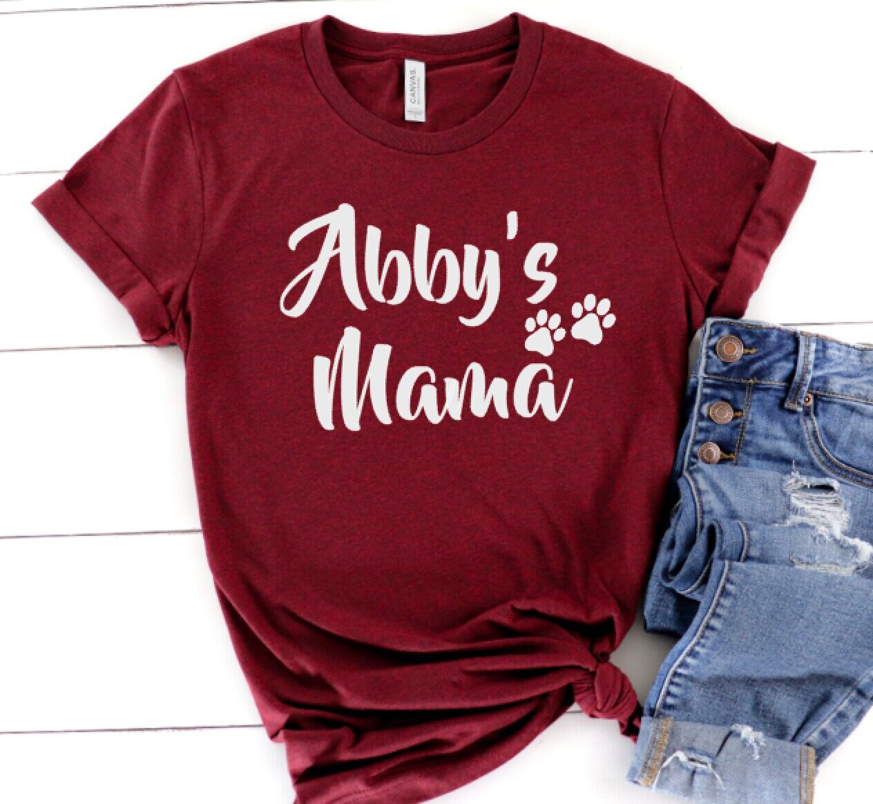 Dog Mama Shirt Personalized Dog Mom Shirt funny Dog Mom Gift Etsy