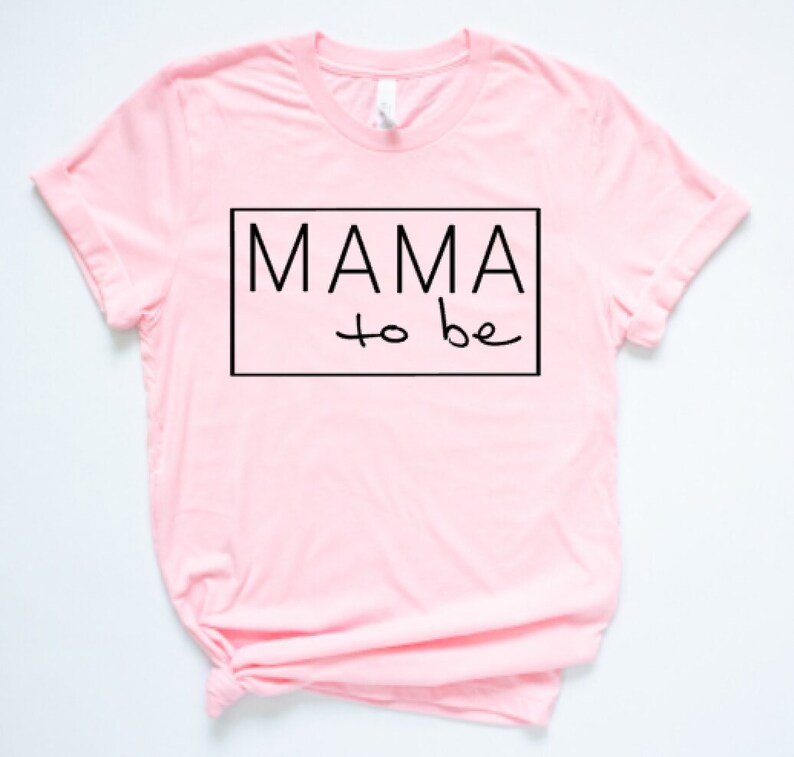 Pregnancy Announcement Shirt Mama to be Shirt Gender Reveal Etsy