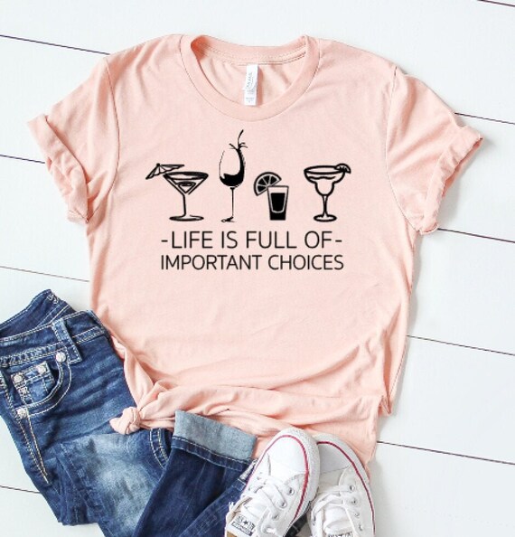 Girls Trip Shirts Funny Wine Shirtlife is Full of Important | Etsy