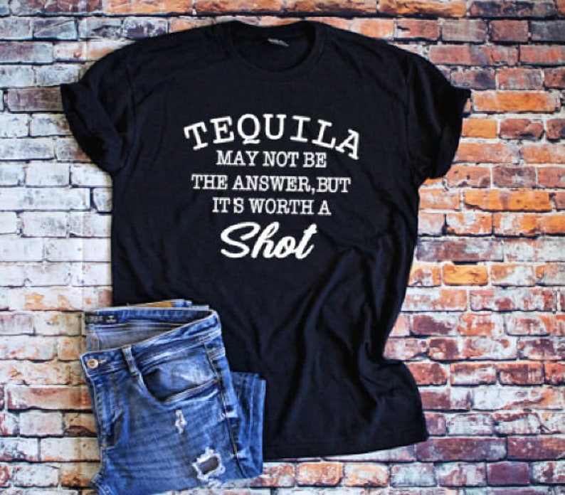 Funny Drinking Shirt Tequila Party T-Shirt Alcohol Shirt | Etsy
