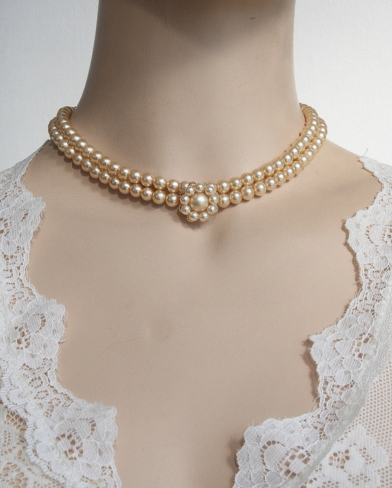 Pearl 2024 bridal necklace